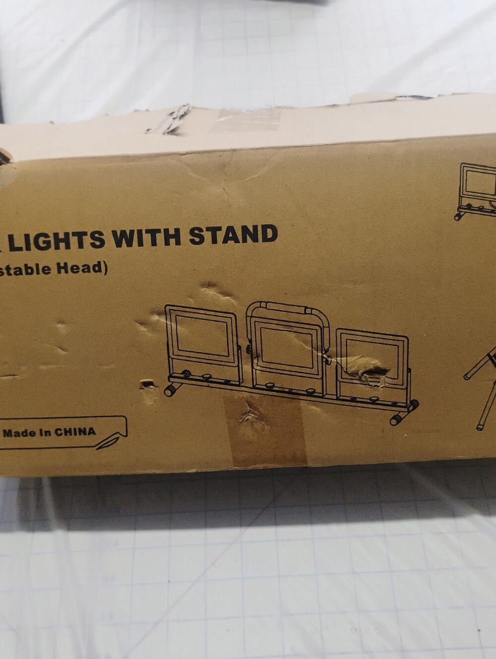 Triple Panel LED Lights with Stand -